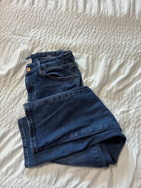 Nicole Miller Dark Blue Straight-Leg Jeans